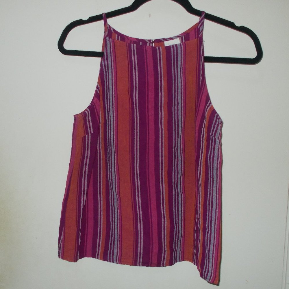 A New Day Striped Sleeveless Top Size Extra Small New With Tags